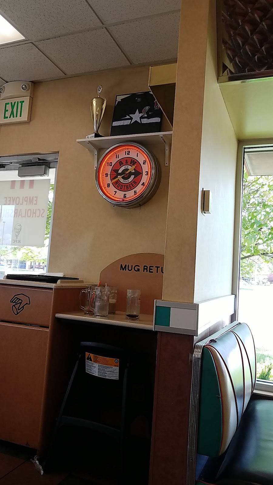 A&W Restaurant | restaurant | 1034 S University Ave, Provo, UT 84601, USA | 8013731363 OR +1 801-373-1363