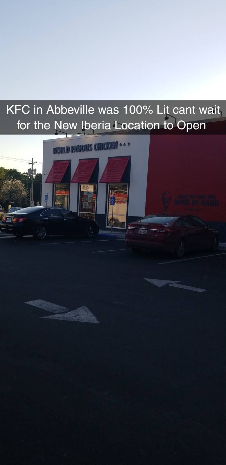 KFC | restaurant | 101 W Summers Dr, Abbeville, LA 70510, USA | 3372832252 OR +1 337-283-2252