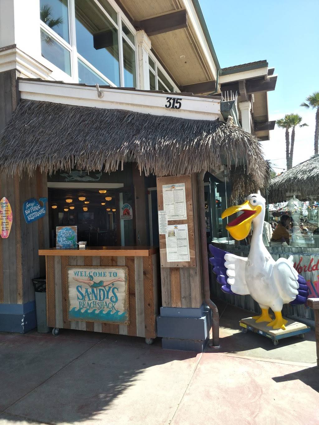 Sandys | restaurant | 315 Pacific Coast Hwy, Huntington Beach, CA 92648, USA | 7143747273 OR +1 714-374-7273