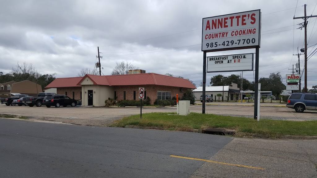 Annettes Country Cooking & Seafood | restaurant | 1601 N Morrison Blvd, Hammond, LA 70401, USA | 9854297700 OR +1 985-429-7700