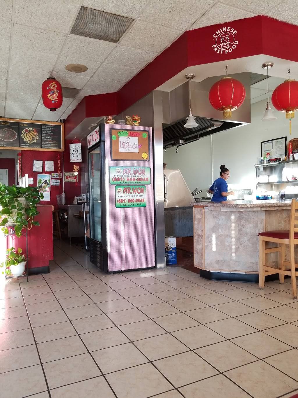 Mr Wok | restaurant | 412 W Ave J, Lancaster, CA 93534, USA | 6619406648 OR +1 661-940-6648
