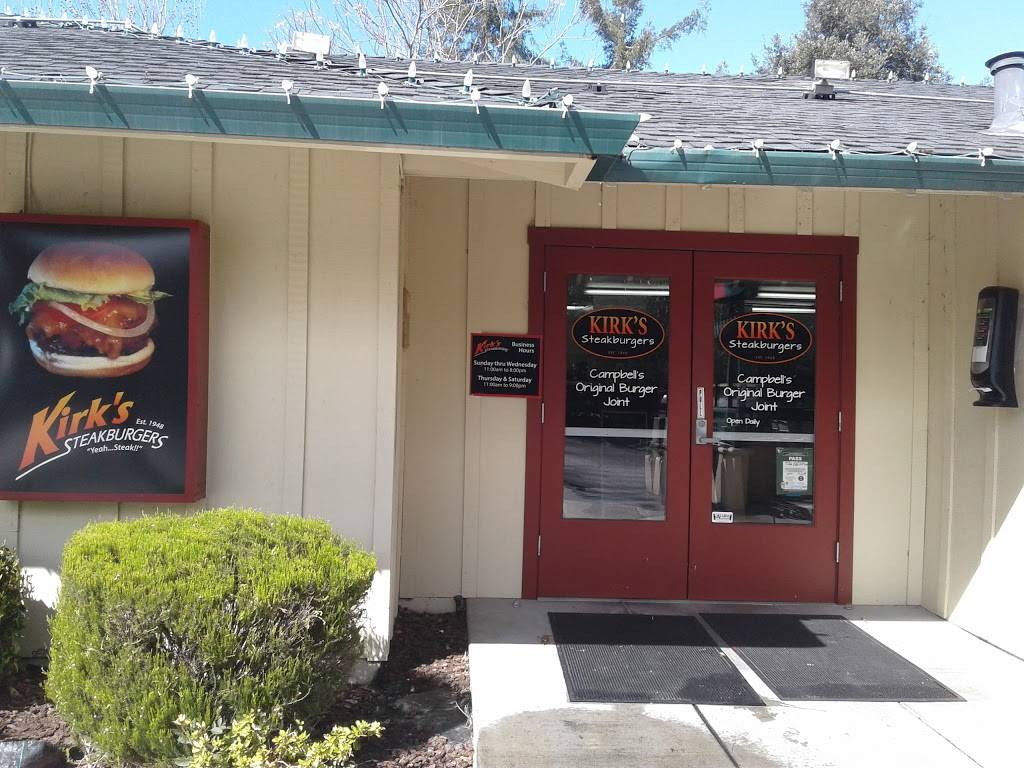 Kirks Steakburgers | restaurant | 2388 S Bascom Ave, Campbell, CA 95008, USA | 4083713565 OR +1 408-371-3565