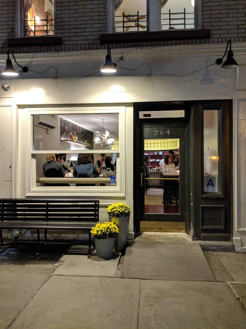 Saint Julivert | restaurant | 264 Clinton St, Brooklyn, NY 11201, USA | 3479873710 OR +1 347-987-3710