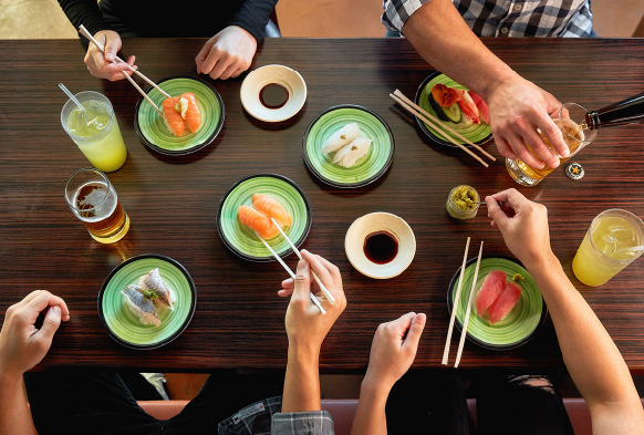 Kura Revolving Sushi Bar | restaurant | 255 E Basse Rd Suite 384, San Antonio, TX 78209, USA | 7262080888 OR +1 726-208-0888