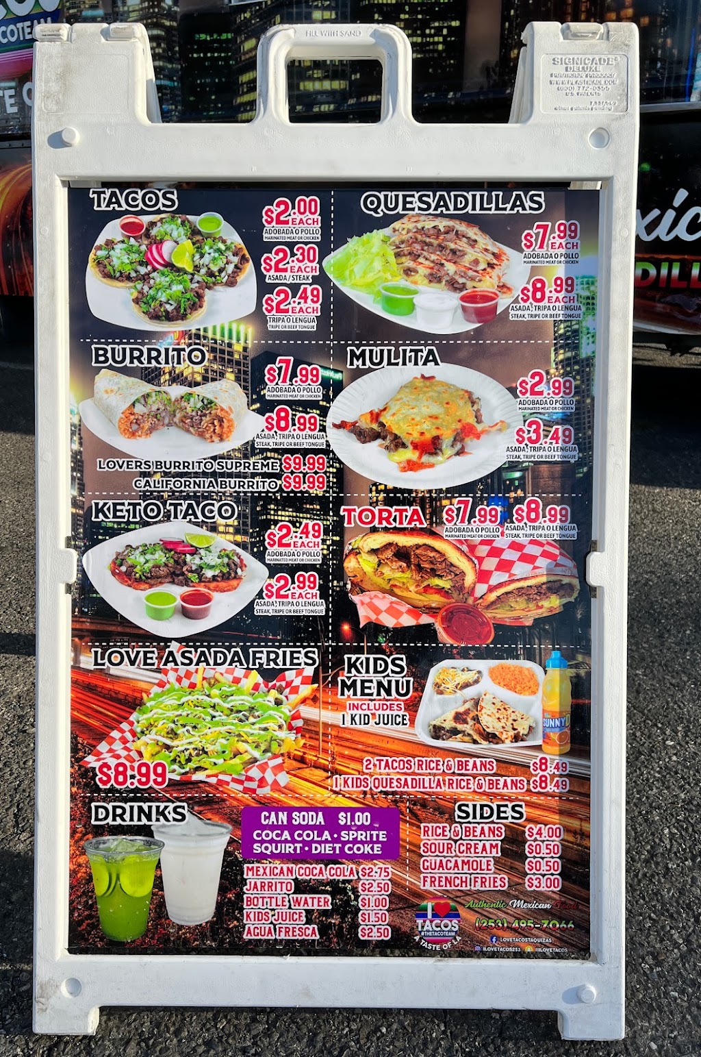 I Love Tacos LLC | restaurant | 716 E 56th St, Tacoma, WA 98404, USA | 2534957066 OR +1 253-495-7066