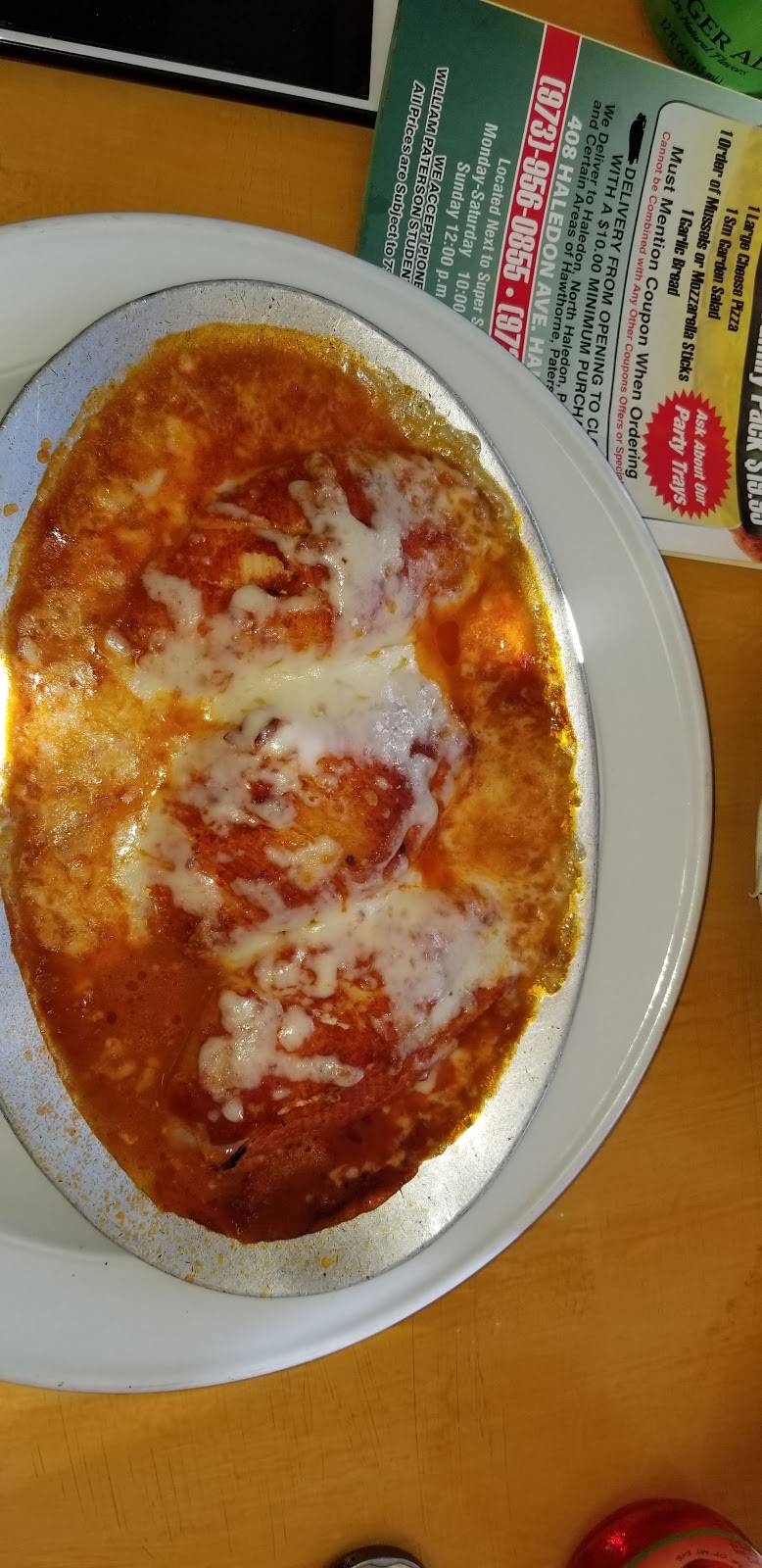 Dantes Pizza & Restaurant | restaurant | 408 Haledon Ave, Haledon, NJ 07508, USA | 9739560855 OR +1 973-956-0855