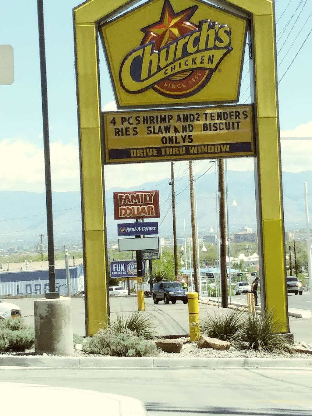 Churchs Chicken | restaurant | 5407 Central Ave NW, Albuquerque, NM 87105, USA | 5058316905 OR +1 505-831-6905
