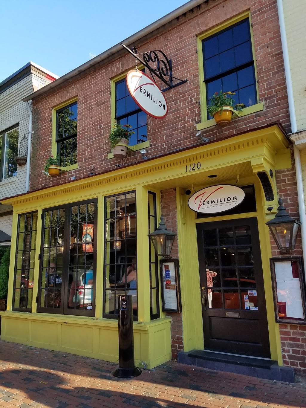 Vermilion | restaurant | 1120 King St, Alexandria, VA 22314, USA | 7036849669 OR +1 703-684-9669