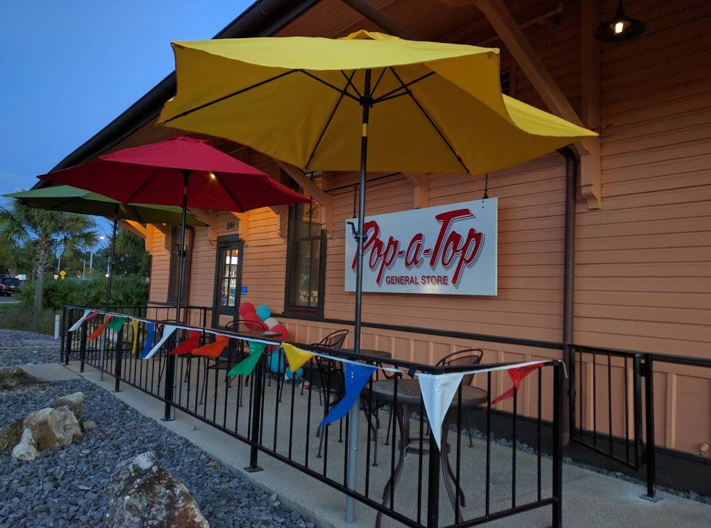 Pop-a-Top: General Store | restaurant | 201 SE Depot Ave, Gainesville, FL 32601, USA | 3527926685 OR +1 352-792-6685