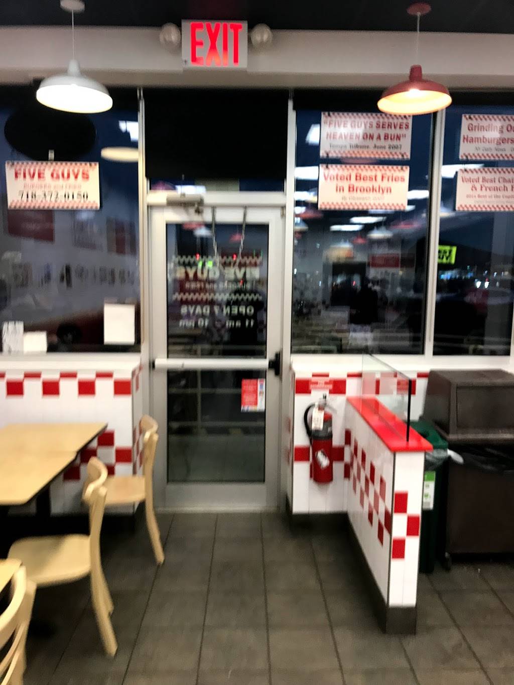 Five Guys | meal takeaway | 1628 Shore Pkwy, Brooklyn, NY 11214, USA | 7183720150 OR +1 718-372-0150