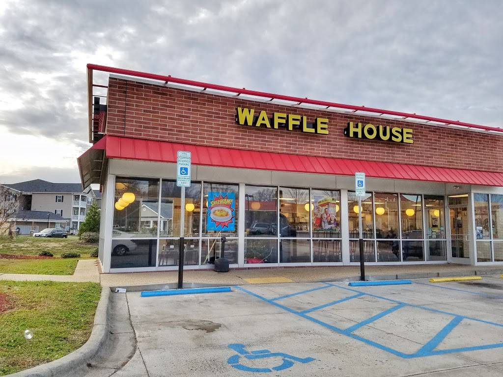 Waffle House | meal takeaway | 102 Elmsley Meadows Ln, Greensboro, NC 27406, USA | 3362798336 OR +1 336-279-8336