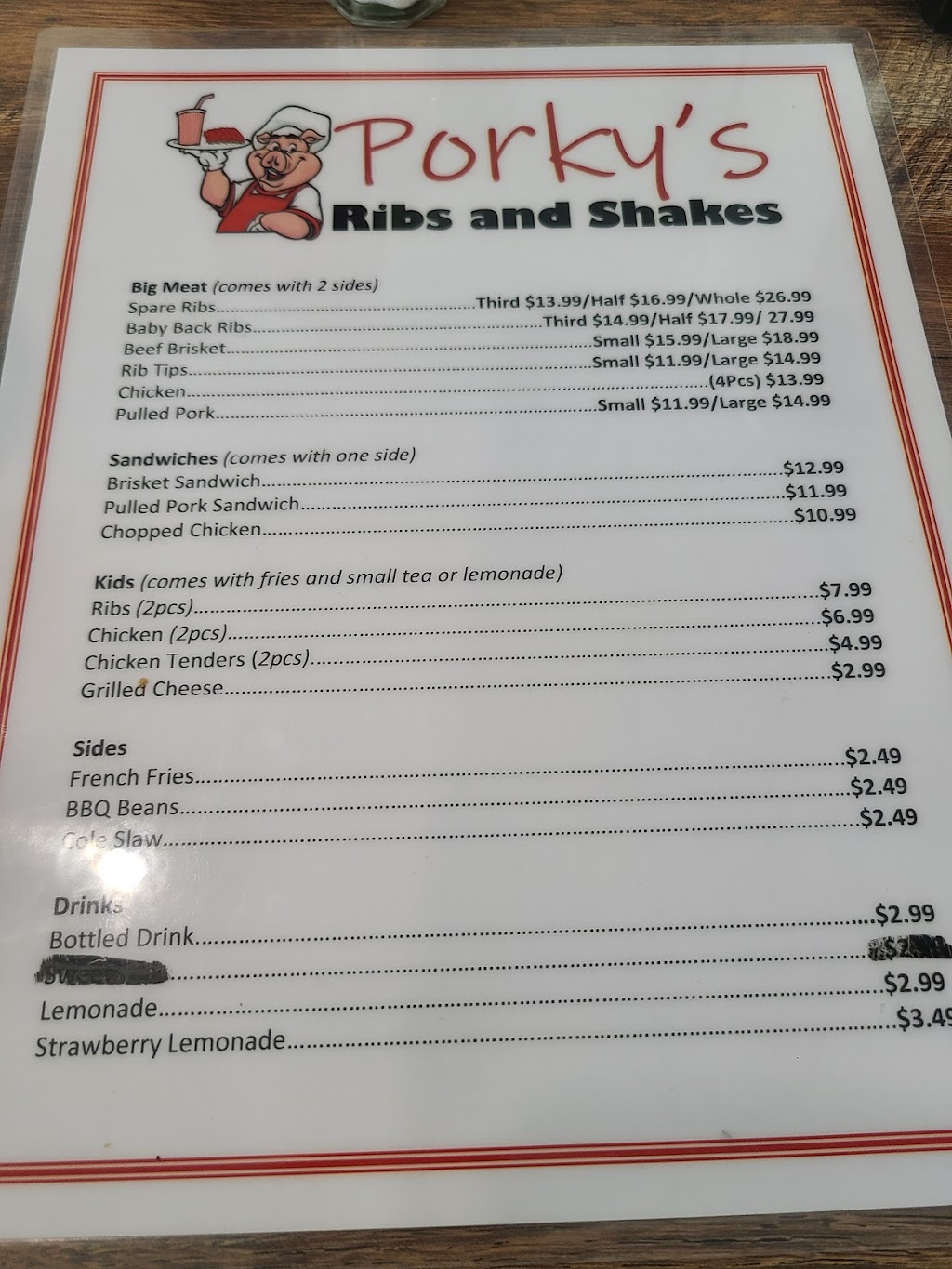 Porky’s Ribs & Shakes | restaurant | 2450 Velp Ave, Green Bay, WI 54303, USA | 9207704106 OR +1 920-770-4106