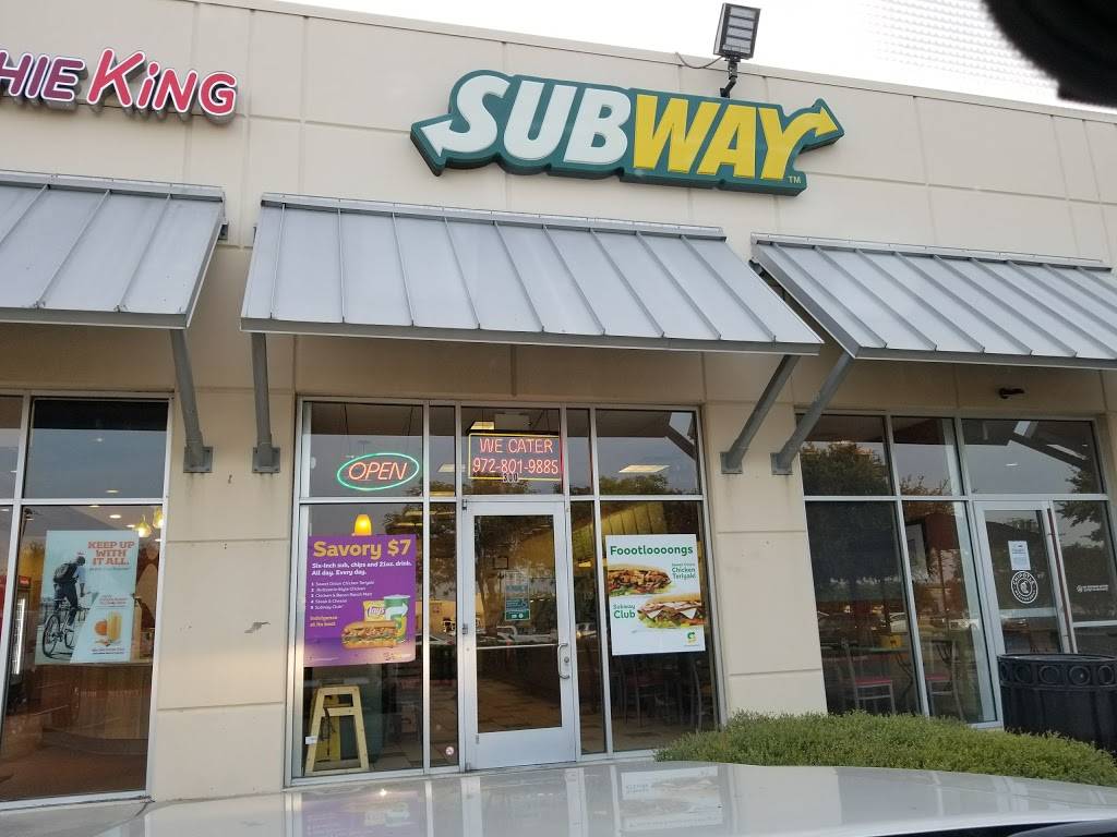 Subway Restaurants | restaurant | 340 Coit Rd #300, Plano, TX 75075, USA | 9728019885 OR +1 972-801-9885