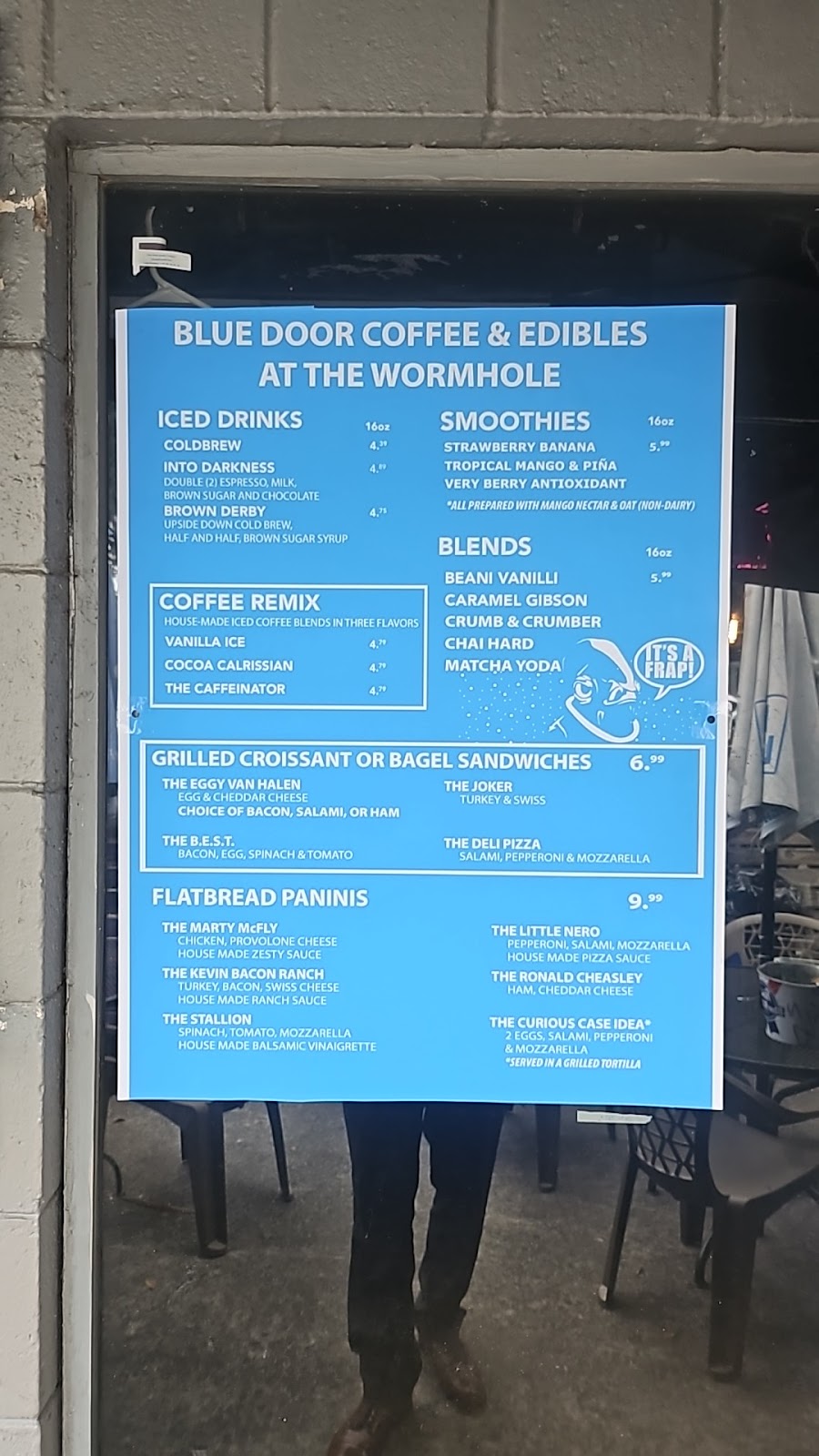 Blue Door at The Wormhole | restaurant | 2307 Bull St In The Wormhole, Savannah, GA 31401, USA | 9176866056 OR +1 917-686-6056