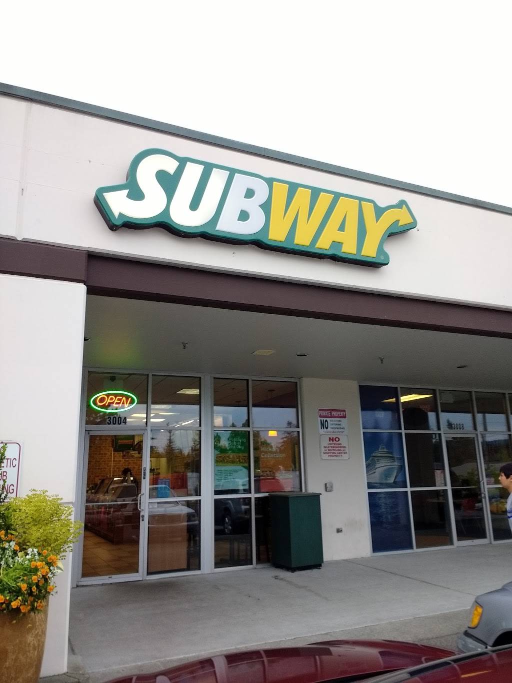 Subway | meal takeaway | 3004 Issaquah-Pine Lake Rd SE, Sammamish, WA 98075, USA | 4255576601 OR +1 425-557-6601