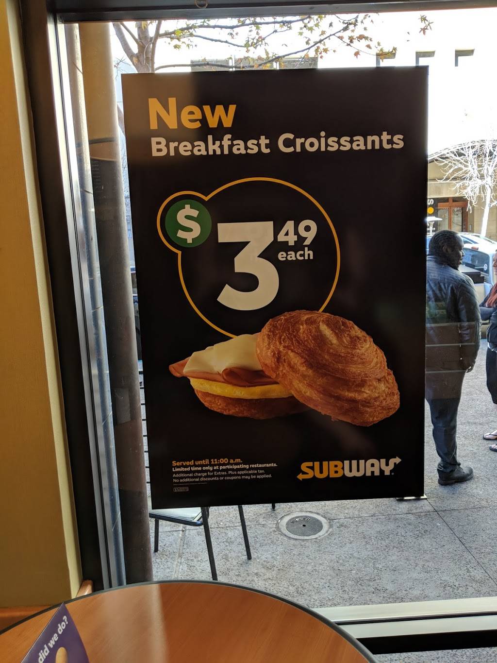 Subway | meal takeaway | 611 K St Suite A, San Diego, CA 92101, USA | 6195250022 OR +1 619-525-0022