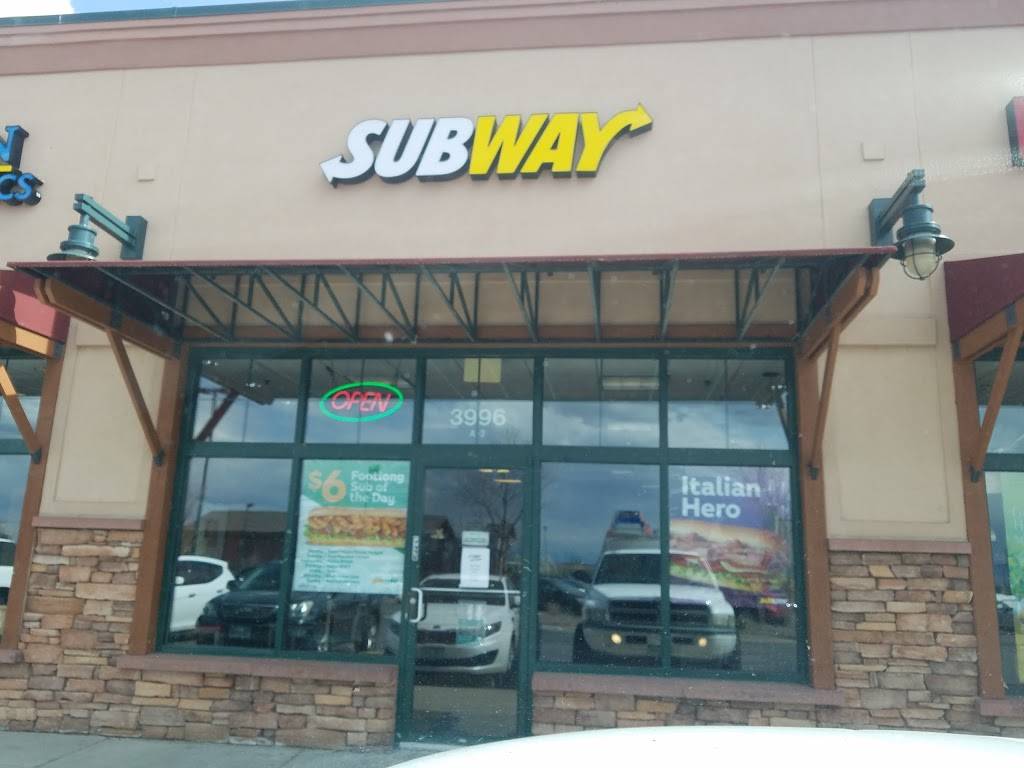 Subway | meal takeaway | 3996 Red Cedar Dr #A-2, Highlands Ranch, CO 80126, USA | 7203442319 OR +1 720-344-2319