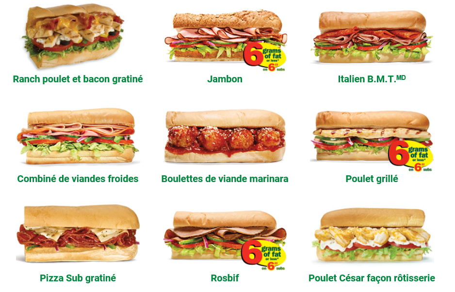 Subway | restaurant | 2259 Boulevard Roland-Therrien #118, Longueuil, QC J4N 1P2, Canada | 4504682000 OR +1 450-468-2000