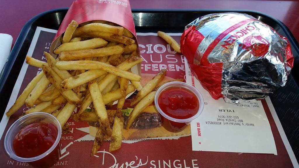Wendys | restaurant | 860 Candia Rd, Manchester, NH 03109, USA | 6032229074 OR +1 603-222-9074