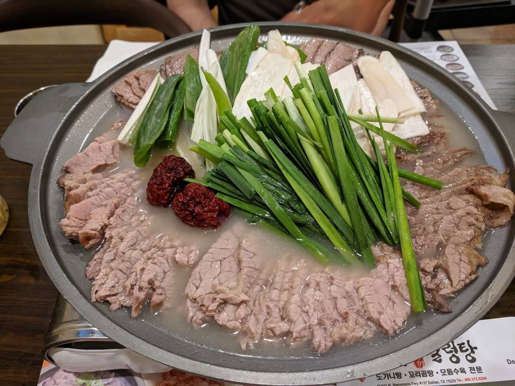 Doma Seolleongtang | restaurant | 11441 N Stemmons Fwy, Dallas, TX 75229, USA | 4693725204 OR +1 469-372-5204
