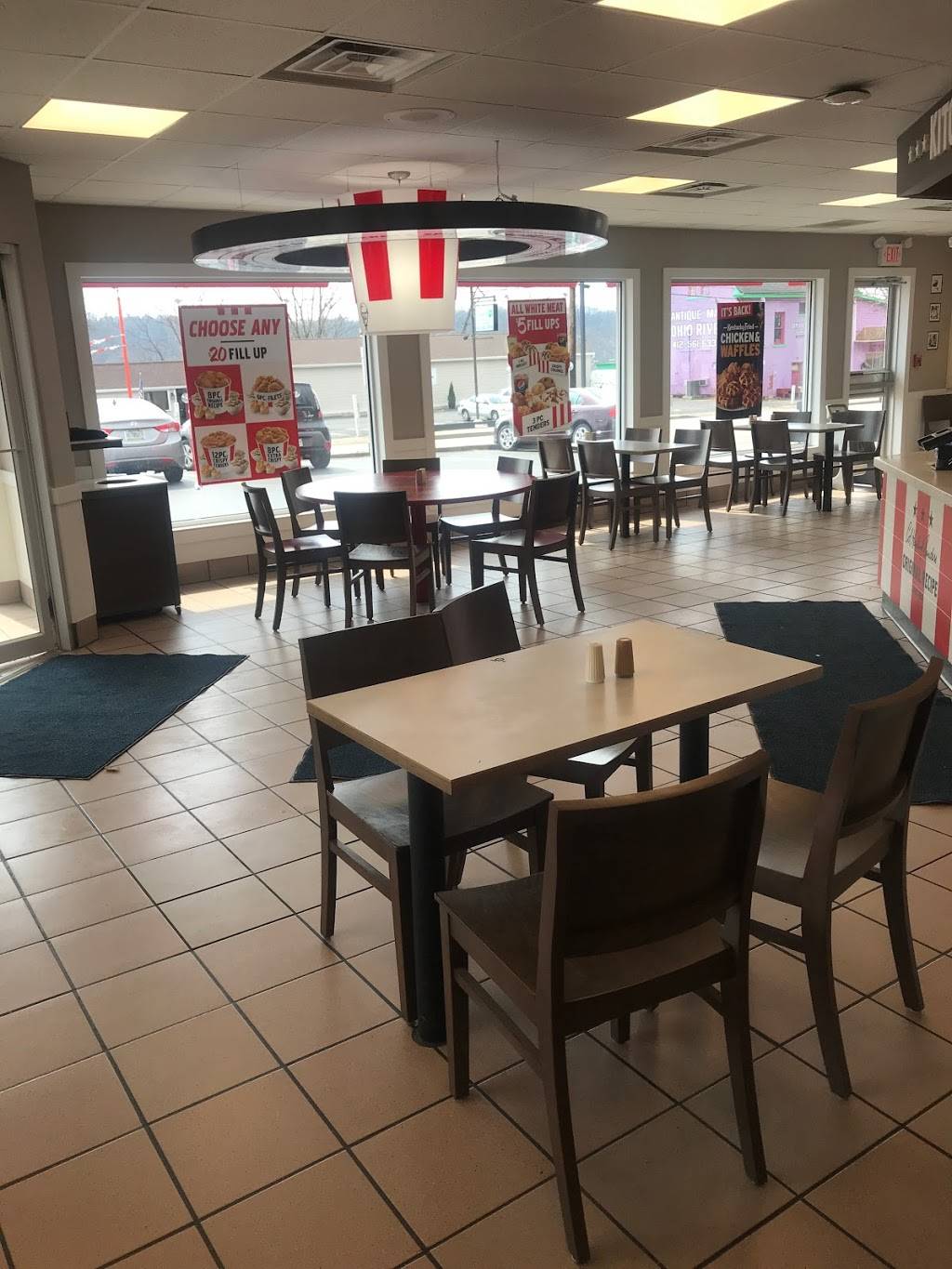 KFC | restaurant | 4306 Ohio River Blvd, Bellevue, PA 15202, USA | 4127614803 OR +1 412-761-4803