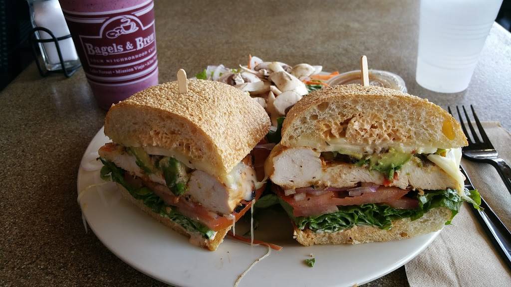 Bagels & Brew | cafe | 26601 Aliso Creek Rd D, Aliso Viejo, CA 92656, USA | 9495216120 OR +1 949-521-6120