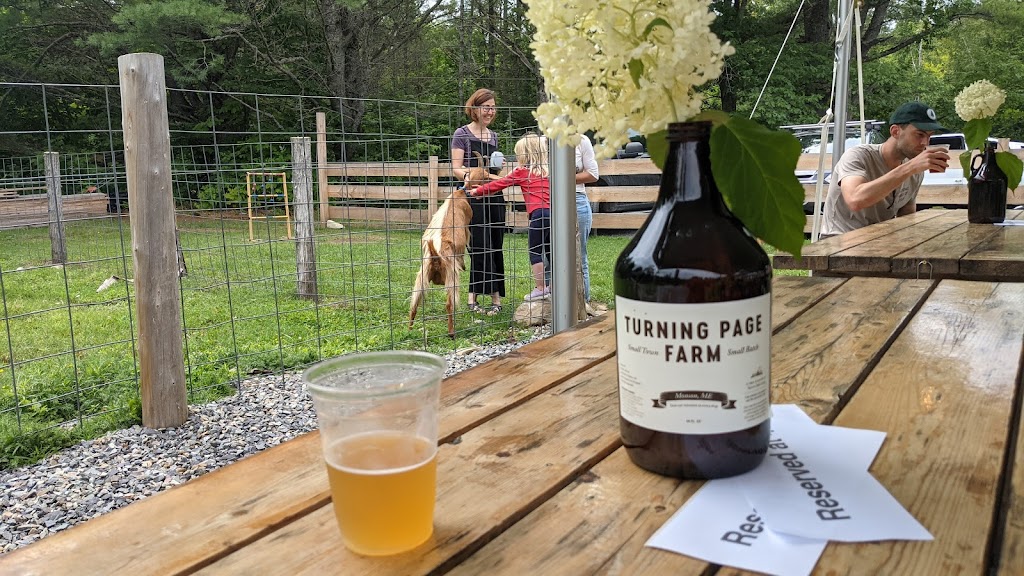 Turning Page Farm Brewery | restaurant | 842 N Guilford Rd, Monson, ME 04464, USA | 2078766360 OR +1 207-876-6360
