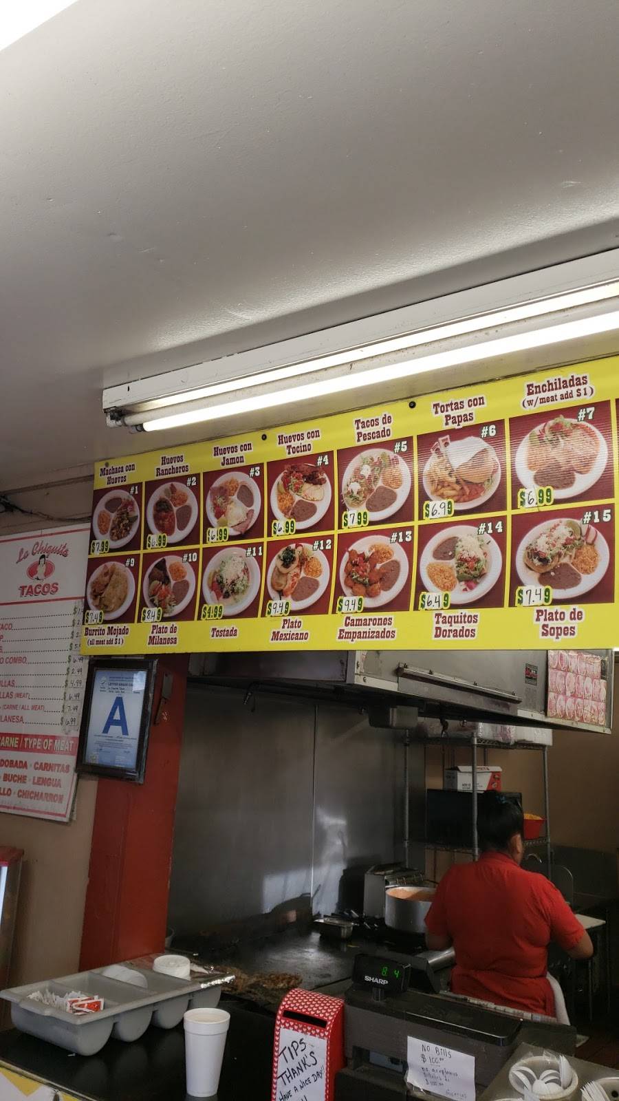 La chiquita Tacos | restaurant | 15046 Valley Blvd, Fontana, CA 92335, USA | 9093579621 OR +1 909-357-9621