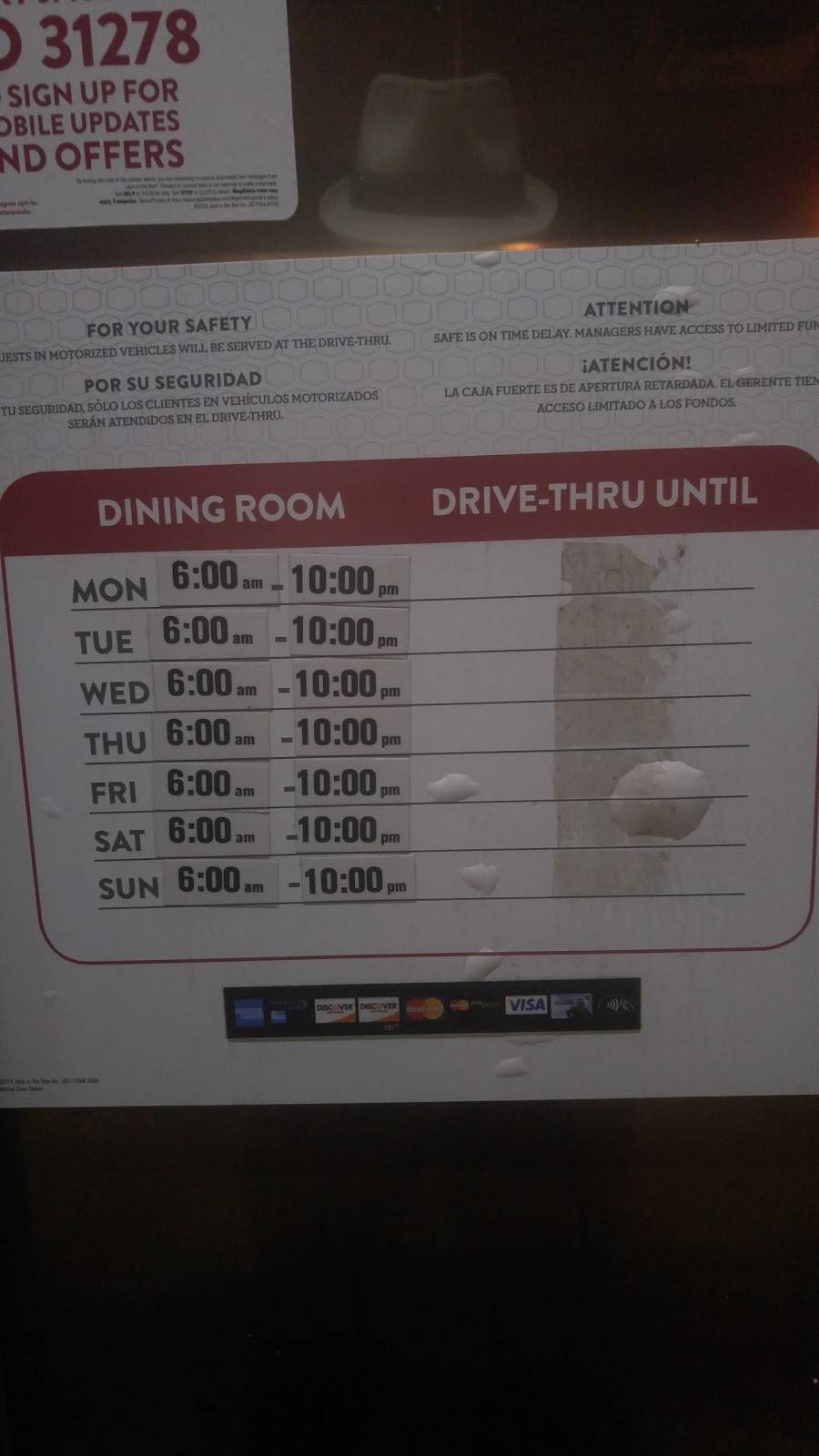 Jack in the Box | restaurant | 2015 North St, Nacogdoches, TX 75965, USA | 9365689690 OR +1 936-568-9690