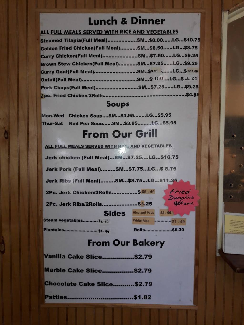 Max & Me Jamaican Restaurant & Bakery | bakery | 23 W Michael Gladden Blvd, Apopka, FL 32703, USA | 4077038535 OR +1 407-703-8535