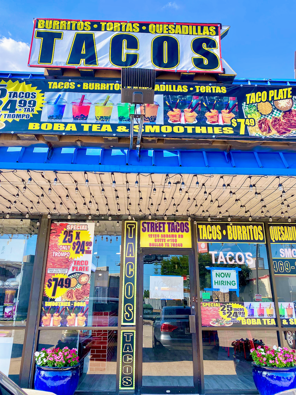 Taqueria Abrams Street Tacos | restaurant | 12125 Abrams Rd #108, Dallas, TX 75243, USA | 4692504383 OR +1 469-250-4383