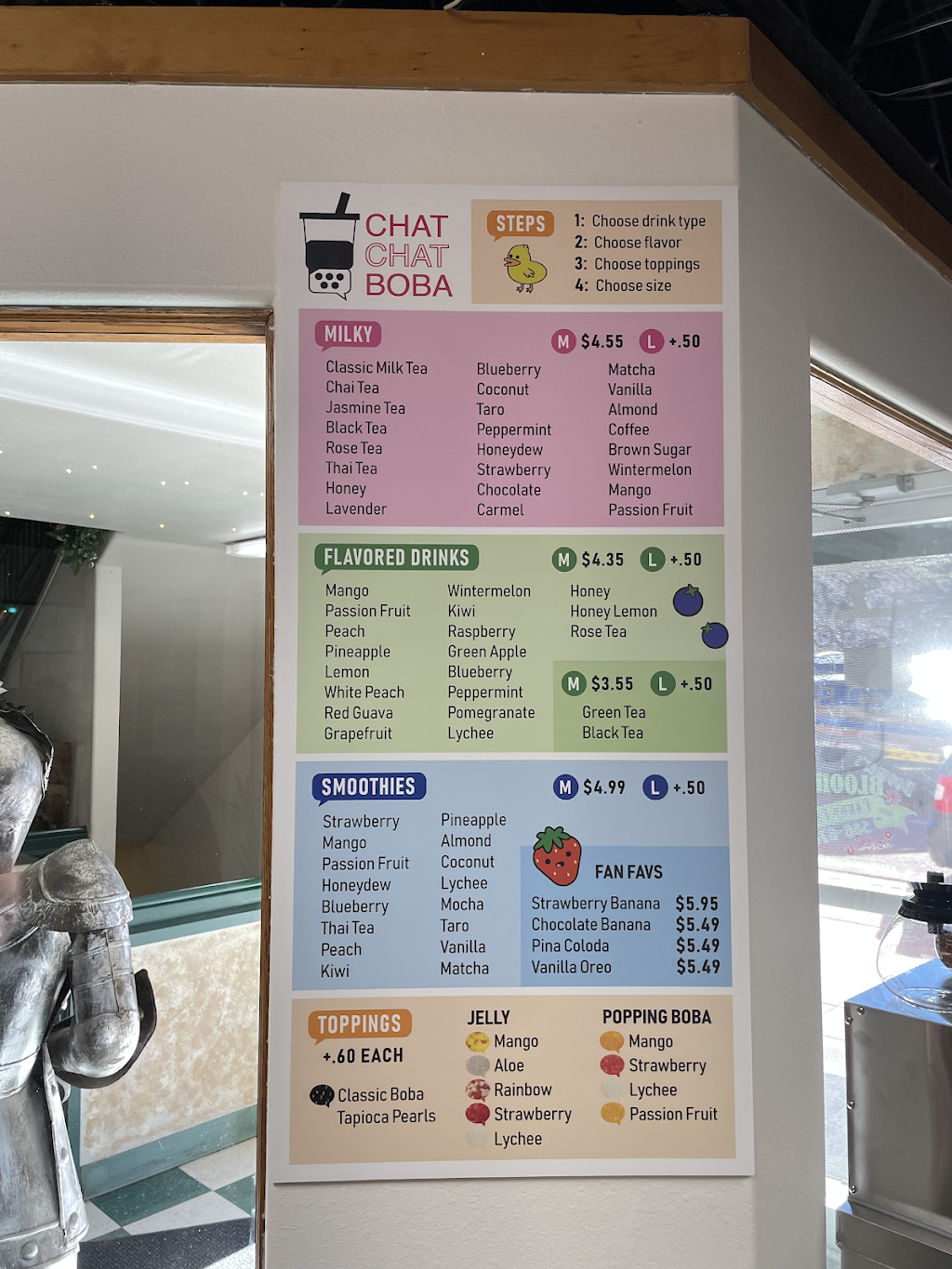 Chat Chat Boba | restaurant | 5 N Main St, Cedar City, UT 84720, USA | 4355597133 OR +1 435-559-7133