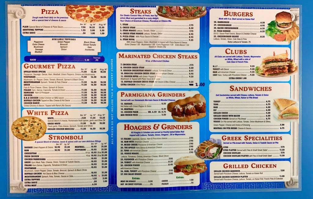 East Falls Apollos Pizza | meal takeaway | 3542 Conrad St, Philadelphia, PA 19129, USA | 2158420178 OR +1 215-842-0178