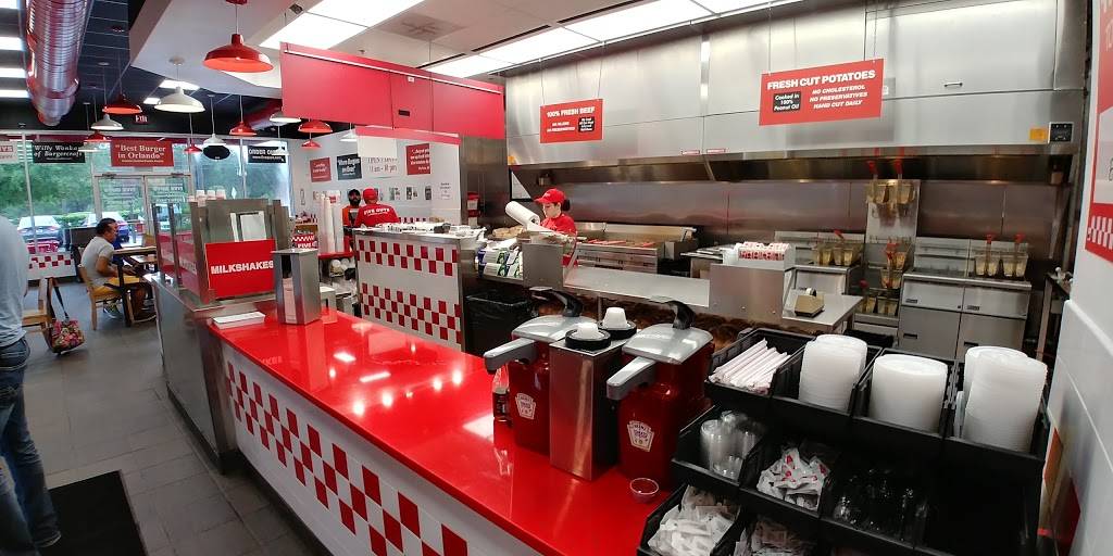 Five Guys | meal takeaway | 3042 Sand Lake Rd, Orlando, FL 32819, USA | 4073528899 OR +1 407-352-8899