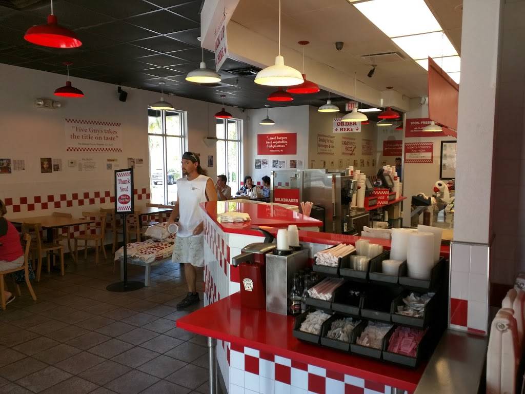 Five Guys | meal takeaway | 2249, 10700 FL-54, Trinity, FL 34655, USA | 7273765885 OR +1 727-376-5885