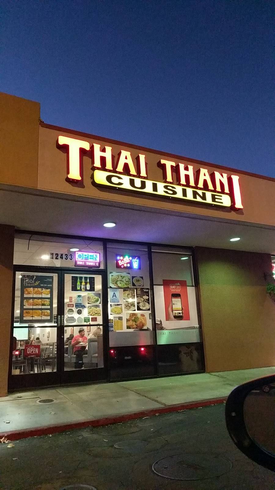 Thai Thani Cuisine | restaurant | 12433 Central Ave, Chino, CA 91710, USA | 9095916655 OR +1 909-591-6655
