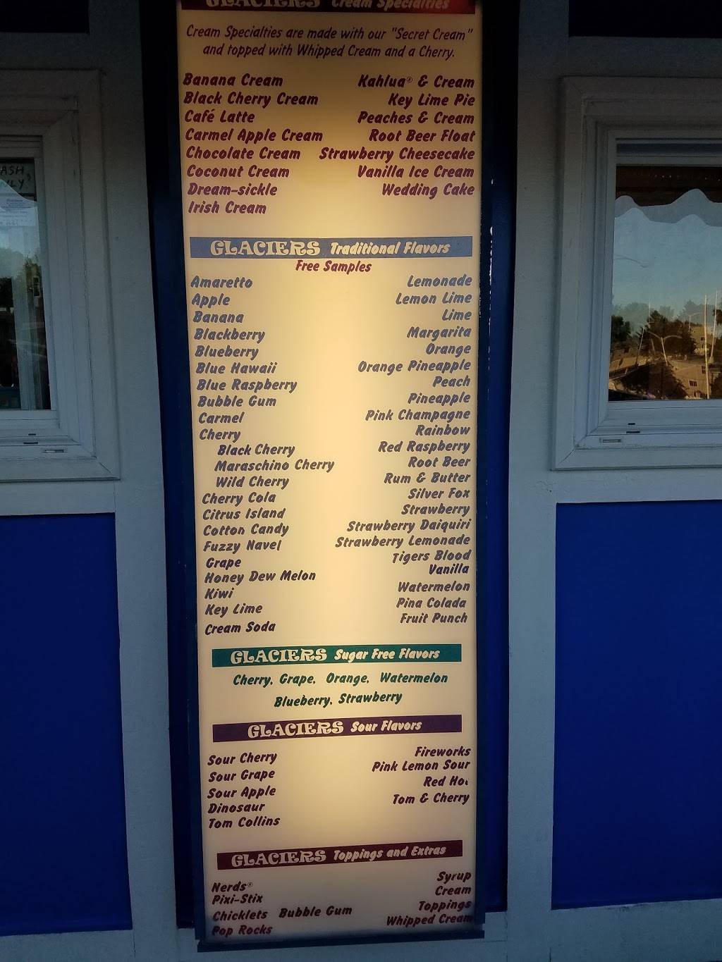 Glaciers Snow Cones | restaurant | 8350 Watson Rd, Webster Groves, MO 63119, USA | 9549737000 OR +1 954-973-7000