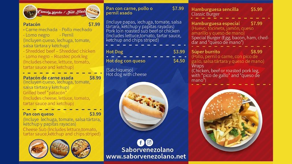 Sabor Venezolano Food Truck | restaurant | 7477 NW 55th St, Miami, FL 33166, USA | 7868282231 OR +1 786-828-2231