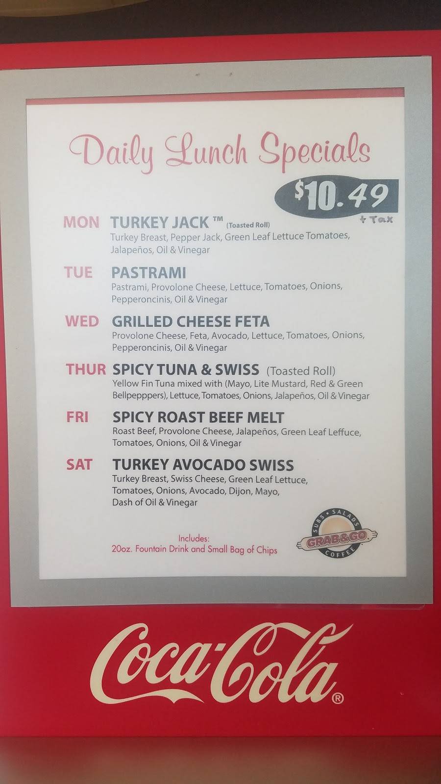 Grab & Go Subs | restaurant | 6435 Mission Gorge Rd, San Diego, CA 92120, USA | 6192824722 OR +1 619-282-4722