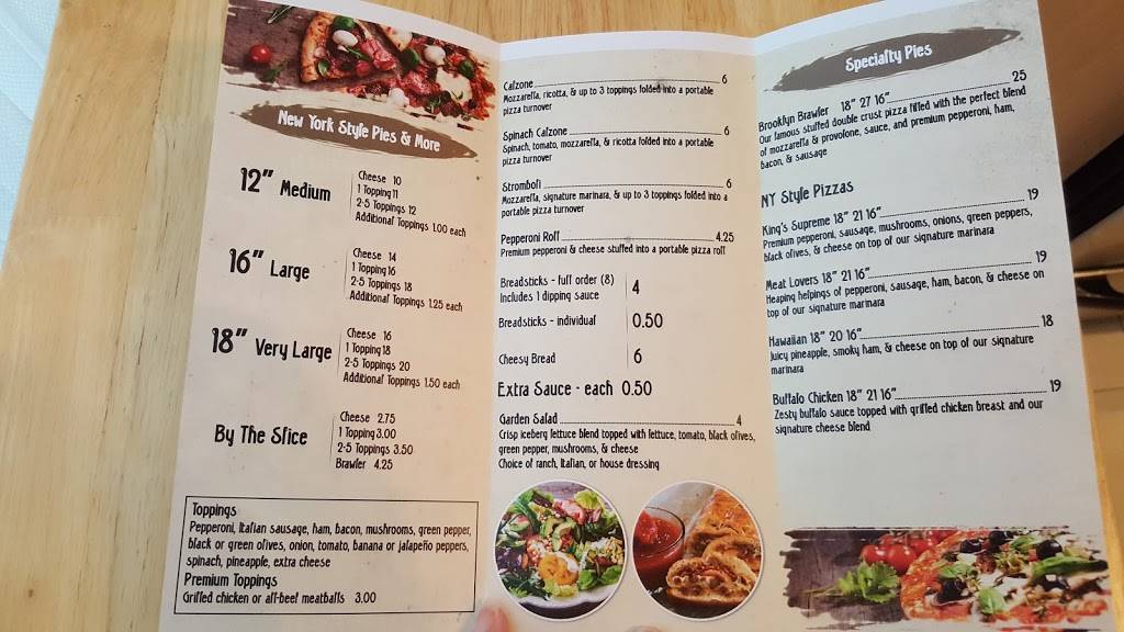 King’s NY Pizzeria | restaurant | 57 W Franklin St, Centerville, OH 45459, USA | 9372598390 OR +1 937-259-8390