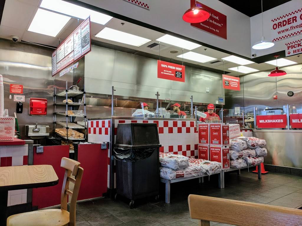 Five Guys | meal takeaway | 268-B Franklin Village Drive, Franklin, MA 02038, USA | 5085203911 OR +1 508-520-3911