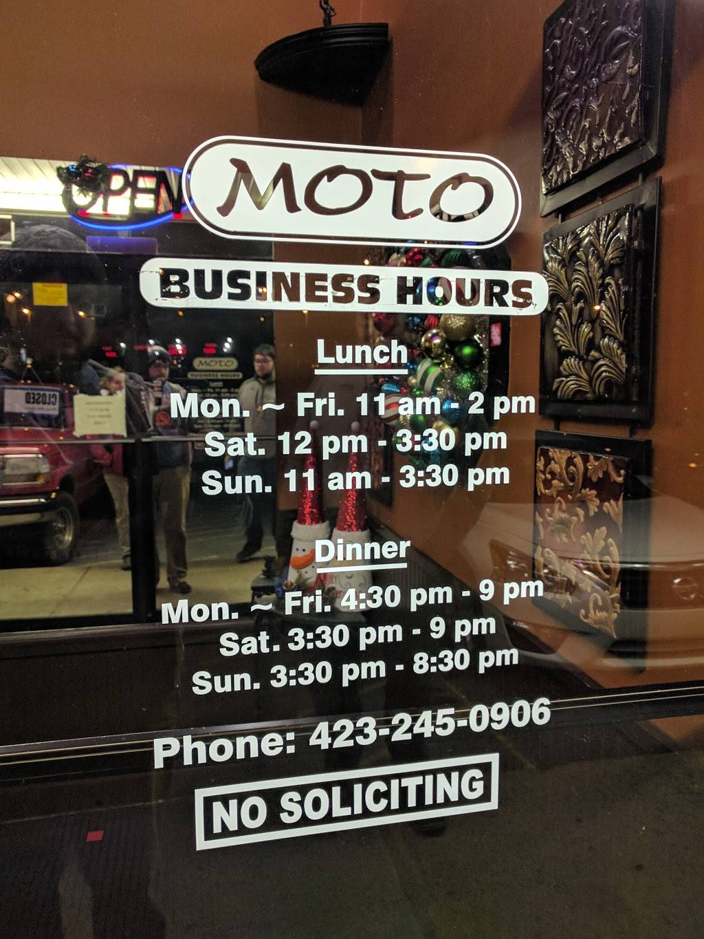 Moto Japanese Restaurant | restaurant | 1001 E Stone Dr, Kingsport, TN 37660, USA | 4232450906 OR +1 423-245-0906