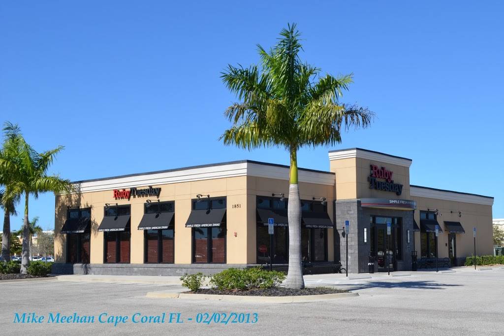Ruby Tuesday | restaurant | 1851 NE Pine Island Rd, Cape Coral, FL 33909, USA | 2395730469 OR +1 239-573-0469