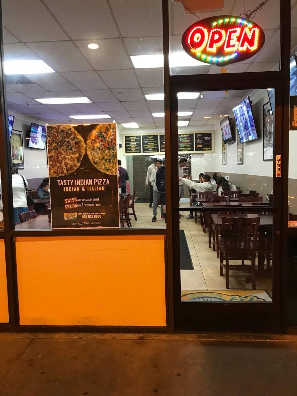 Tasty Indian Pizza | restaurant | 2850 Quimby Rd Suite 140, San Jose, CA 95148, USA | 4086228880 OR +1 408-622-8880