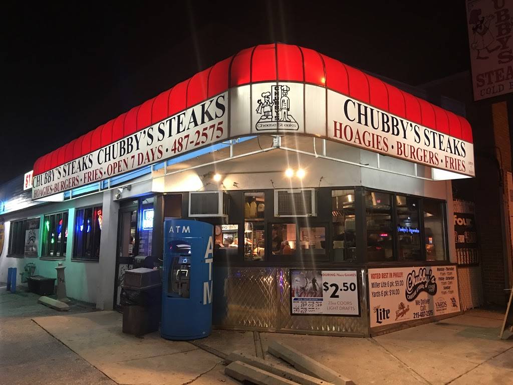 Chubbys Steaks | meal takeaway | 5826 Henry Ave, Philadelphia, PA 19128, USA | 2154872575 OR +1 215-487-2575
