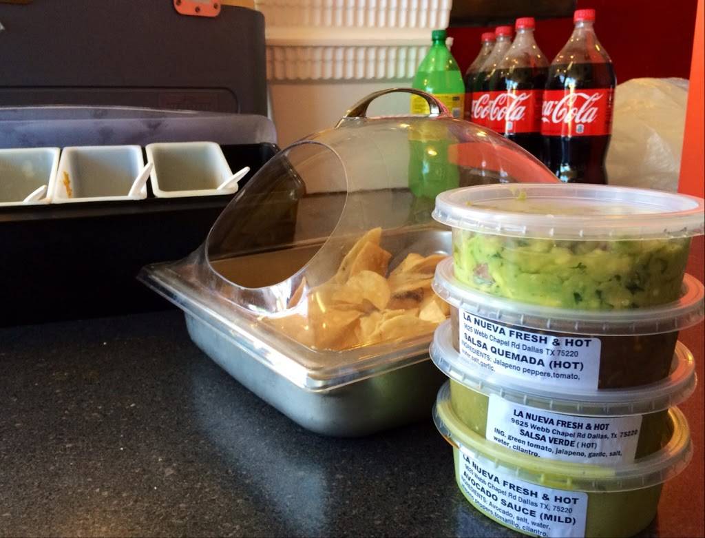 La Nueva Fresh & Hot | restaurant | 9625 Webb Chapel Rd, Dallas, TX 75220, USA | 2143587261 OR +1 214-358-7261
