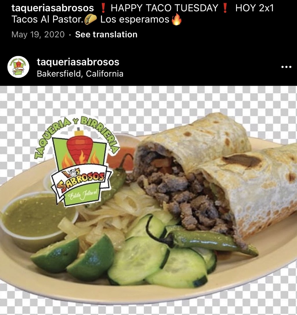 Tacos Los Sabrosos | restaurant | 1346 Flower St, Bakersfield, CA 93305, USA | 2135870102 OR +1 213-587-0102