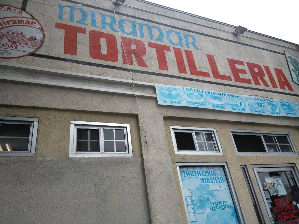 Miramar Tortilleria | restaurant | 4336 Union Pacific Ave, Los Angeles, CA 90023, USA | 3232670548 OR +1 323-267-0548