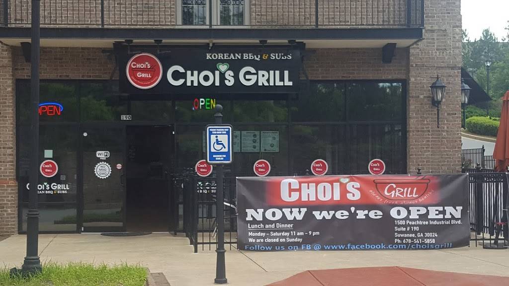 CHOIS GRILL | restaurant | 1500 Peachtree Industrial Blvd #190, Suwanee, GA 30024, USA | 6785415858 OR +1 678-541-5858