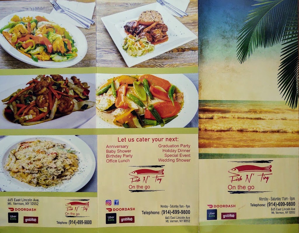 Fish N Ting On The Go | restaurant | 665 E Lincoln Ave, Mt Vernon, NY 10552, USA | 9146999800 OR +1 914-699-9800